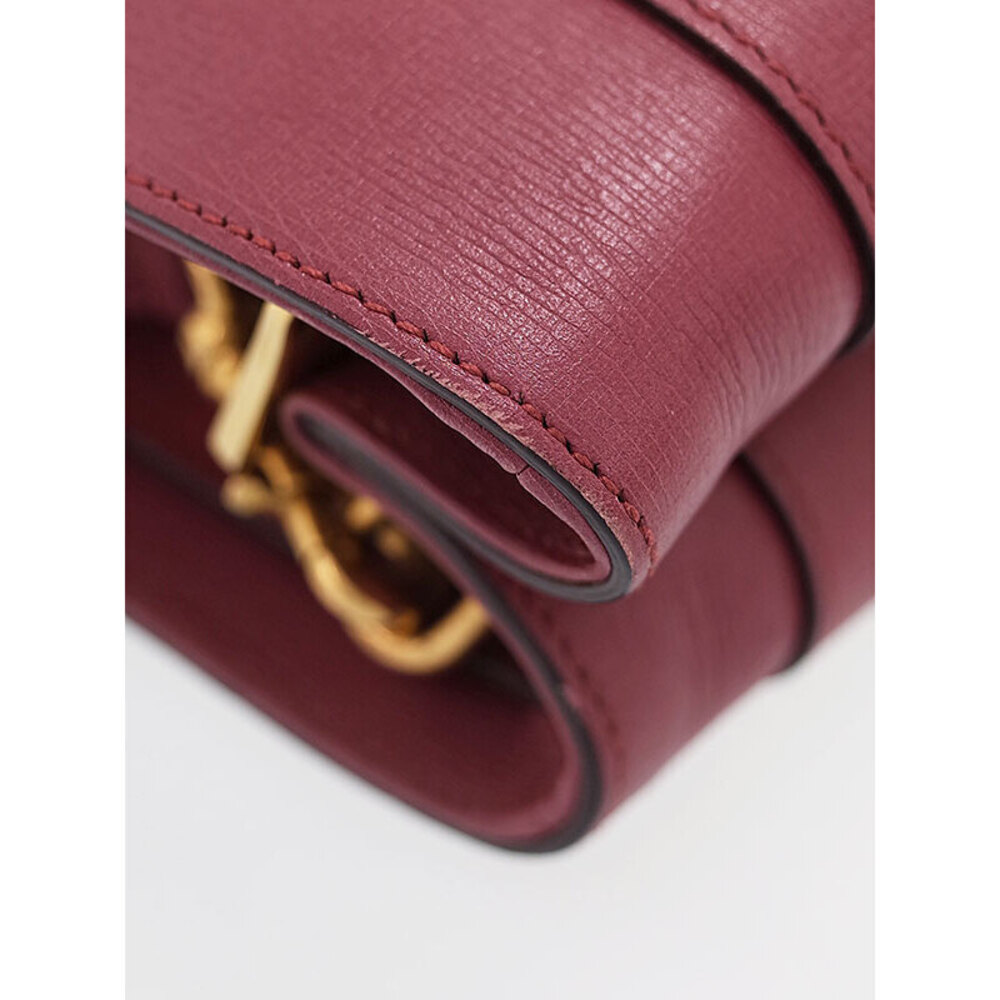 GUCCI Horsebit Bright Bit Tote Bag Red - Picture 9 of 9